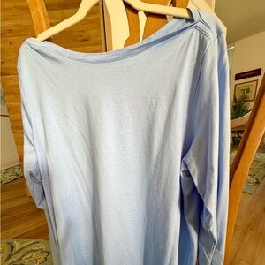 Lands' End Sky Blue Long Sleeve Tee